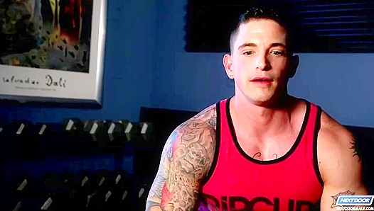 Slate Steeles Ripped Body Glistens as He Masters Solo Pleasure – Hot POV Action