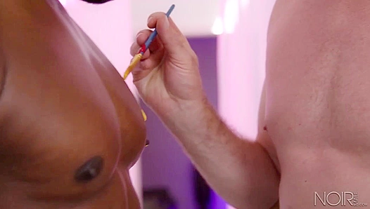 DeAngelo Dominates Pierce in Stylish Noir Passion – Sexy Top Takes Control