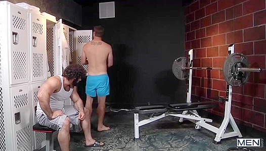 Jaxton Wheelers Straight-to-Gay Awakening: Steamy Lockeroom Fuck with Urijah – 18+