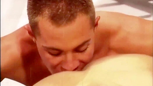 Brock Penn Trent Atkins: Steamy Prison Shower Fuck – Vintage Gay Porn