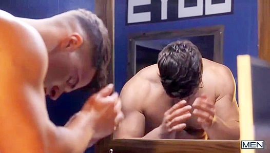 Malik Troye Go Hard—Steamy Hookup in Firehouse Bunks – GayHunk99