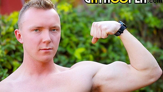Justin Fletcher Teases His Thick Cock in Hot Solo Play — Gay XXX