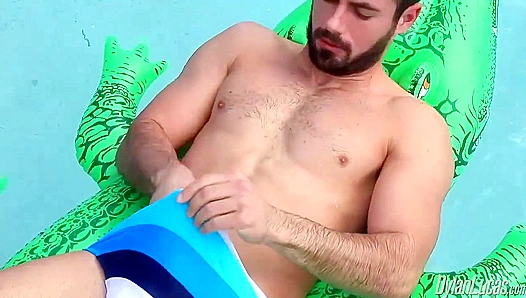 Brock Coopers Steamy Poolside Climax with Hunk Dylan Lucas – Hot Twink Action