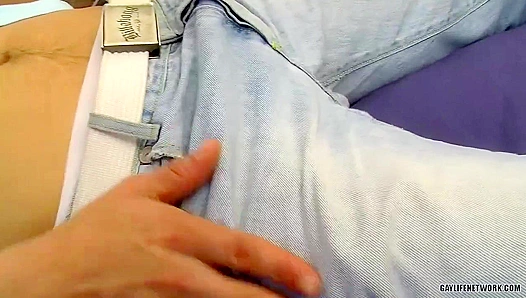 Clark Fox Jerks His Thick Cock with Nasty Pleasure – Full Masturbate Scene