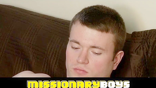 Buff Mormon Pastor Rubs His Thick Hard-on Slowly – MissionaryBoys.com