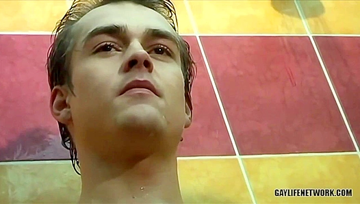 Soaked in Sperm: Corbin Pierce PJ Adams Trade Steamy Showers for Facials – 18+