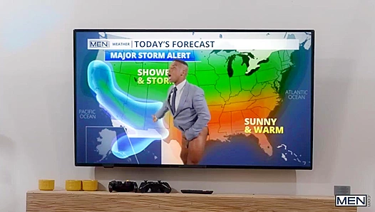 Horny Weatherman Adrian Hart Takes It Hard from Chris Damned – GayPornHub 18+