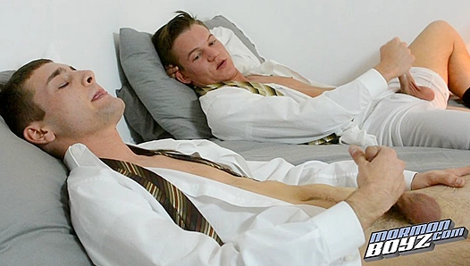 Elders Battle for Dominance in Missionary Showdown – TinyGays 18+