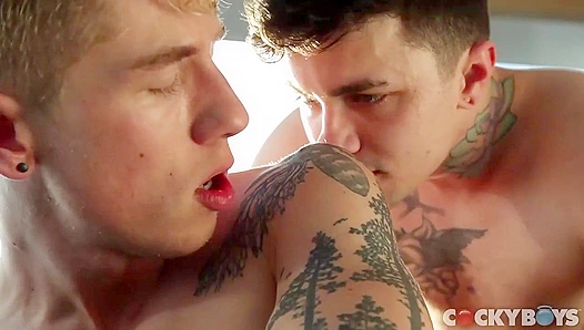 Jake Bass Lukas Grande Go Head-to-Head in Fiery Anal Showdown – CockyBoys