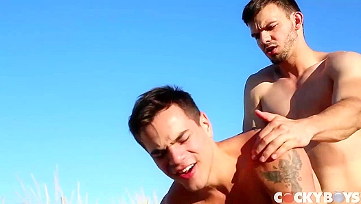 Jason Maddox Levi Karter Go Wild — Steamy Outdoor Anal Action – CockyBoys 18+