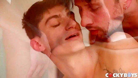 Aiden Ward vs Drew Dixon: Steamy Deepthroat Showdown – Hot Gay Duo Action