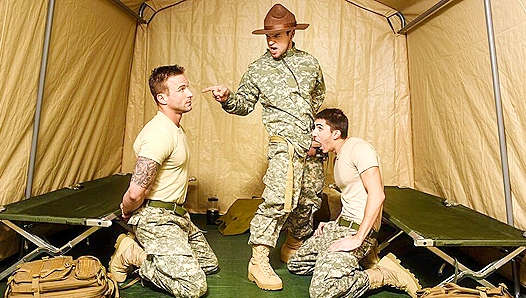 Drill Sergeants Forbidden Lust: Aspen, Damien Tanners Boot Camp Fantasy – 18+