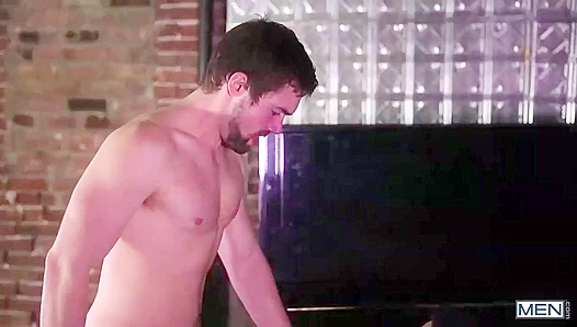 Suit Up for Sin: Roman Griffins Steamy Office Hookup – GayPornHeat