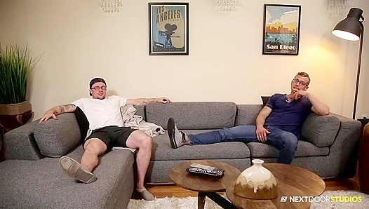 Next Door Neighbors Heat Up: Jack Hunter Jay Austins Steamy Anal Ride