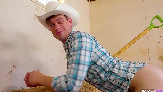 Gay Cowpokes Roman Michael Go Raw Next Door – Steamy Encounter Ahead