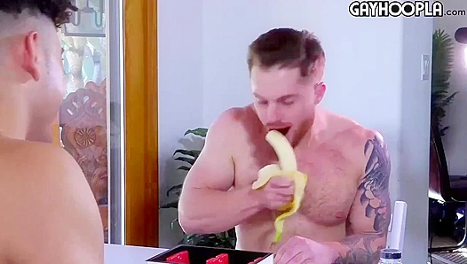 Hard Fast Handjob Fun with Busty Hunk Austin Martin – GayHoopla