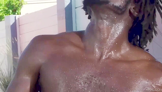 Devin Trez Takes Charge Outdoors in Steamy Interracial Ride – Gus Del Rey Fully Exposed