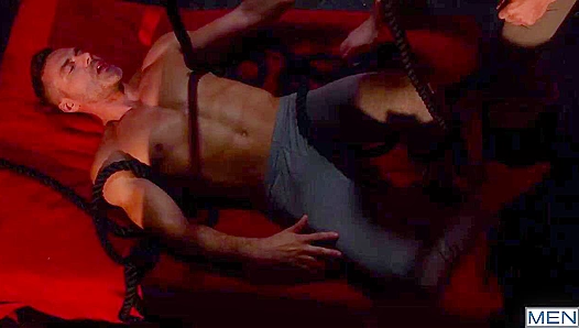 Manuel Skye Andy Star: Bound Bareback Onstage Glory – GayPornStage 18+