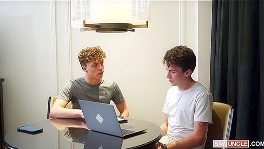 Brotherly Lust: Tristan West Jack Valor Heat Up the Couch – Gay Scene 18+