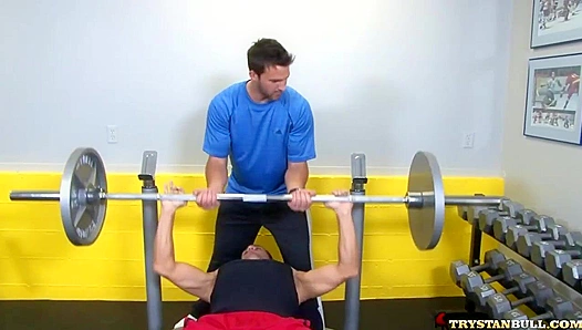 Stamina Workout Gone Wild: Trystan Bull Brandon Lewis Heat Up – 18+