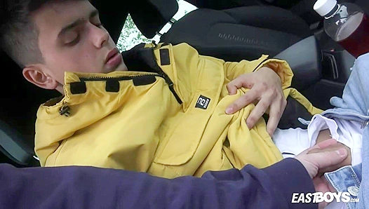 Finn Harper Receives Hot Hand Job Action in Backseat – EastBoys