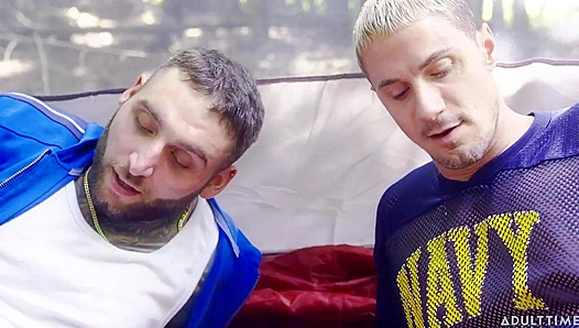 Skyy Knox Tony DAngelo Go Wild in Translucent Tent threesome – JerkBuddies 18+