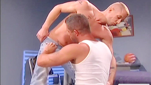 Mike Power Slams C.J. Knight Hard in Steamy Quickie – HotHouse Action