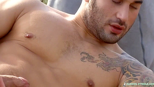 Horny Samuel OToole JERKS Off With Passion Behind the Scenes – Hot Gay Scene 18+