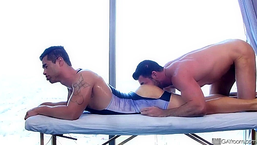 Billy Devours Lucs Ass Then Pounds Him Raw – Steamy Massage Encounter