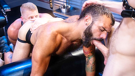 Logan Stevens Gets Triple Teamed by Hung Raging Studs – RagingStallion