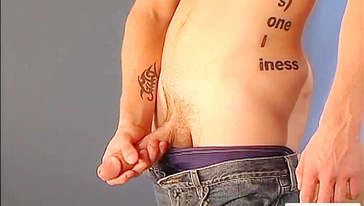 Jon Hunter Moans Loudly as He Jerks Off Hard at Home – Hot Solo Action