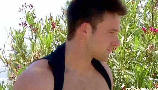 Trystan Bull Goes Hard: Steamy Solo Workout on Set – Gay Porn Star Heat 18+