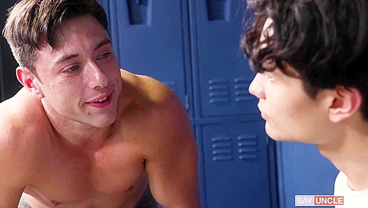 Donovan Archie Paige Face Off in a Steamy Gay Bull Riding Scene – PornBnB 18+