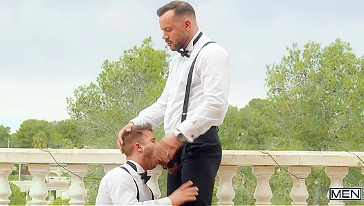 King Allen Dominates Sir Peter With Rough Sex on the Balcony – GayPornXCLUSIVE