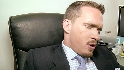 Tyr Alexander Jackson Lawless: Steamy Cock Eval in the Office – GayPornXL 18+