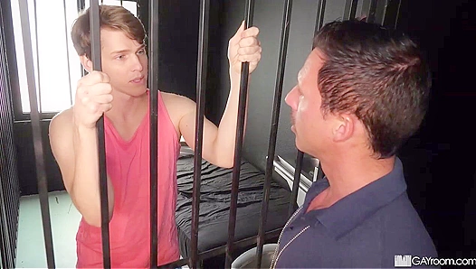 Reese Rideout Sage Roux Dominate Hard in Kinky Cellblock Action – GayXXX