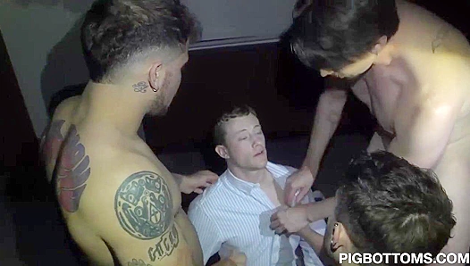 Inspector Aaron Allen Gets Ripped Apart in Gang Bang – XXX Thriller