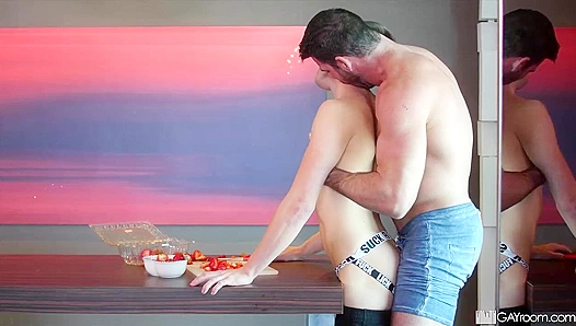 Billy Santoro Dominates Luke Hard in Steamy Kitchen Encounter – ManRoyale