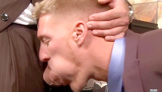 Thirsty for More: Gavin Waters Girth Brooks Fuel Hot Office Lust – 18+