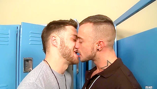 Tommy Defendi Dominates Jessie Colter with Raw Passion in Steamy Locker Room Encounter –