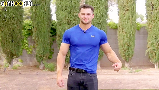 Zack Dickson Shows Off His Ripped Body Thick Cock On Cam – GayHoopla