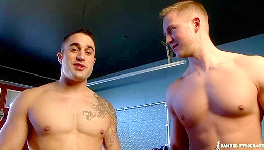 Ripped Rivals: Steamy Muscle Tease Action Featuring Samuel OToole Duke Ryder –