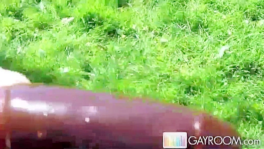 Dylan Roberts Fooled by Massive Black Dildo Prank – Wild Gay XXX Action