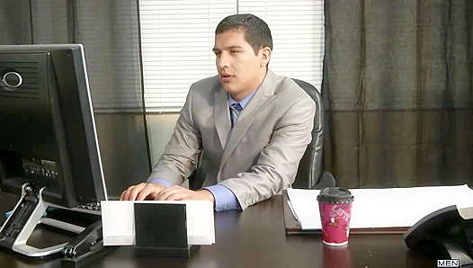 RVD Tony Newport Burn Hot with Wild Office Hookup – GayHeat Official