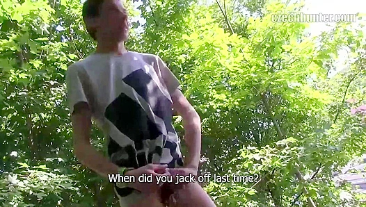 Blond Pasty Twink Goes Wild in Steamy Outdoor Gay Fuck Fest – 18+