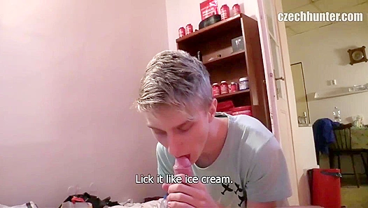 Blond Twink Takes Hardcore Anal from Hung Stud – Hot Gay Sex Action