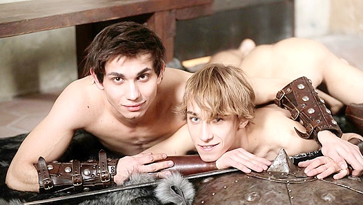Lior Hod Ron Negba Bang in a Romantic Castle Setting – Hot Twin Twink Action 18+