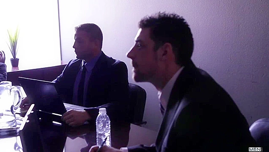 Colby Spencer Go Hard in Heat-Filled Gay Office Encounter – 18+