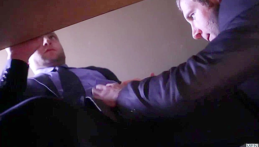 Colby Spencer Go Hard in Heat-Filled Gay Office Encounter – 18+