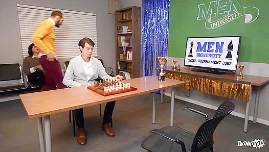 Hot Steamy Encounter: Troye Dean Luke Connors Horny Chess Game Gets Wild – Xtra Hot Scene